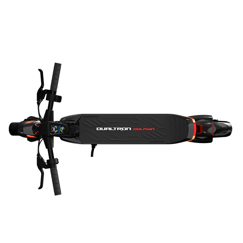 Vue de haut de la trottinette électrique Dualtron Dolphin